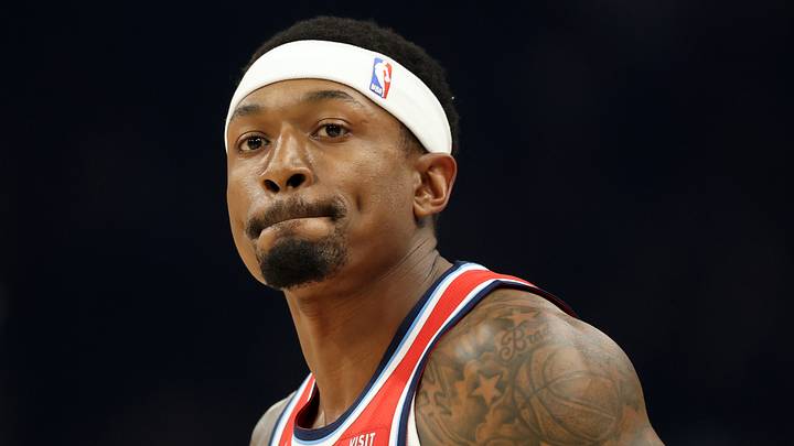 Nov 6, 2025; Phoenix, Arizona, USA; Los Angeles Clippers guard Bradley Beal (0) against the Phoenix Suns at the Mortgage Matchup Center. Mandatory Credit: Mark J. Rebilas-Imagn Images
