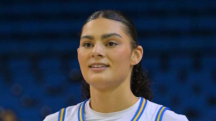 UCLA Bruins forward Sienna Betts and her sister center Lauren Betts. UCLA Bruins forward Sienna Betts and her sister center Lauren Betts.