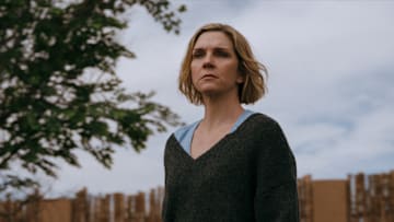 Rhea Seehorn in "Pluribus," now streaming on Apple TV+.