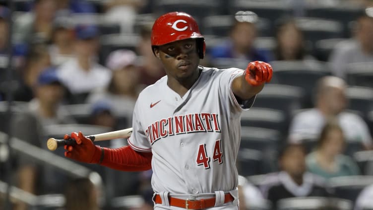 Cincinnati Reds outfielder Aristides Aquino.