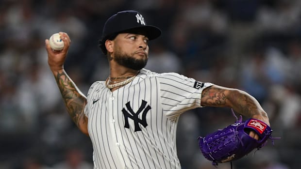 New York Yankees pitcher Luis Gil