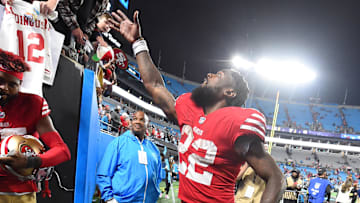 San Francisco 49ers running back Jeff Wilson Jr. (22)