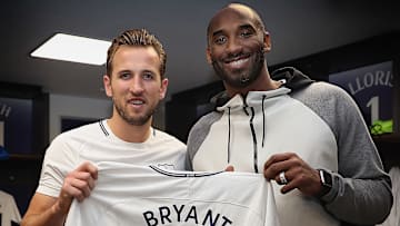 Harry Kane and Kobe Bryant in 2017