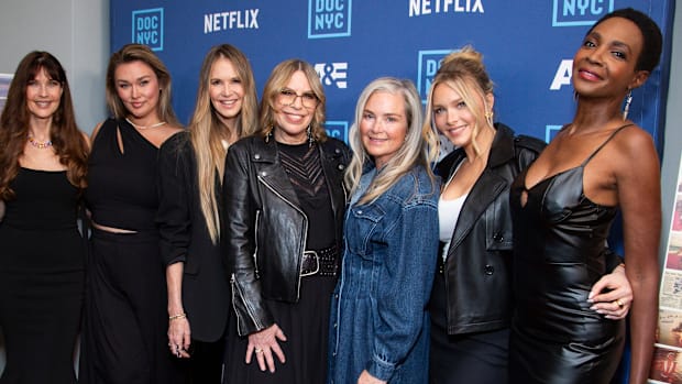 Carol Alt, Hunter McGrady, Elle Macpherson, Jill Campbell, MJ Day, Camille Kostek and Roshumba Williams