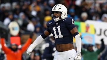 Penn State Nittany Lions defensive end Abdul Carter is gaining steam as the No. 1 overall pick in the 2025 NFL Draft. 