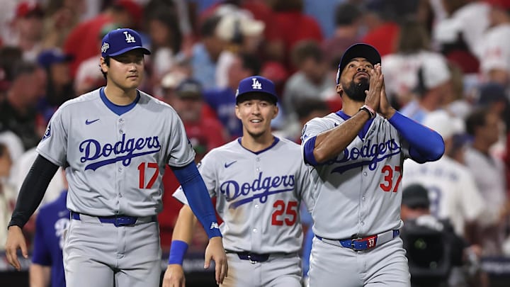 Shohei Ohtani led the Dodgers to a Game 1 win in the divisional around of the MLB potseason. Shohei Ohtani led the Dodgers to a Game 1 win in the divisional around of the MLB potseason.