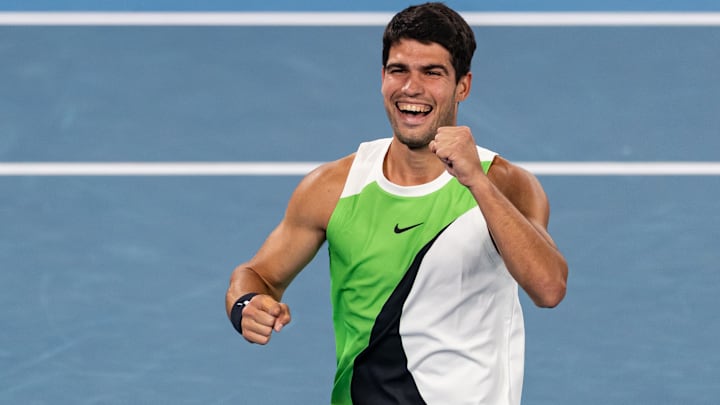 Carlos Alcaraz is the most accomplished 22-year-old of all time. | Mike Frey-Imagn Images