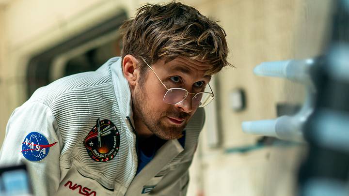 Ryan Gosling stars as Ryland Grace in PROJECT HAIL MARY, from Amazon MGM Studios. 