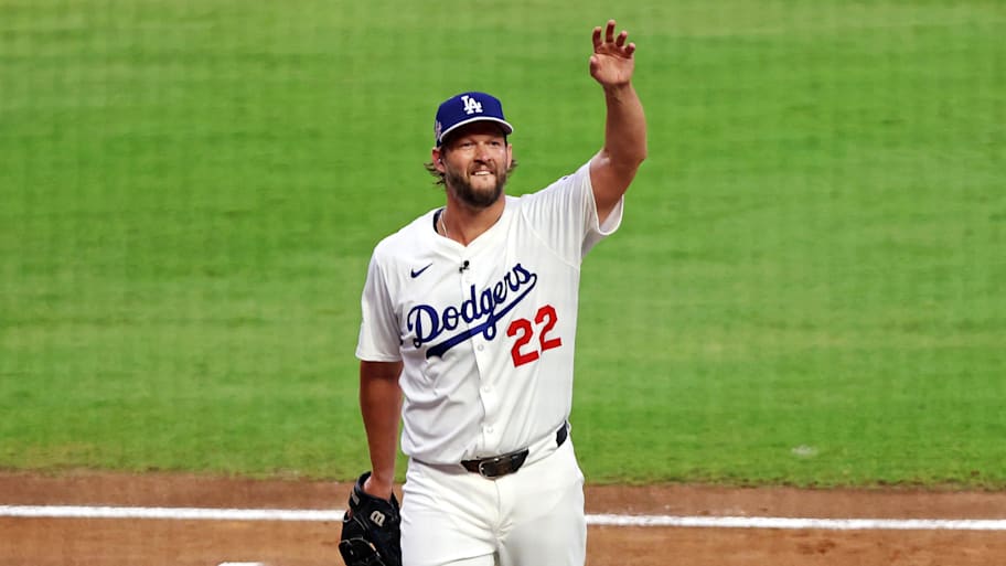 Los Angeles Dodgers pitcher Clayton Kershaw walks off the mound at the 2025 All-Star Game. | Jordan Godfree-Imagn Images