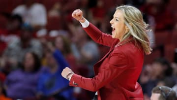 Oklahoma head women's basketball coach Jennie Baranczyk