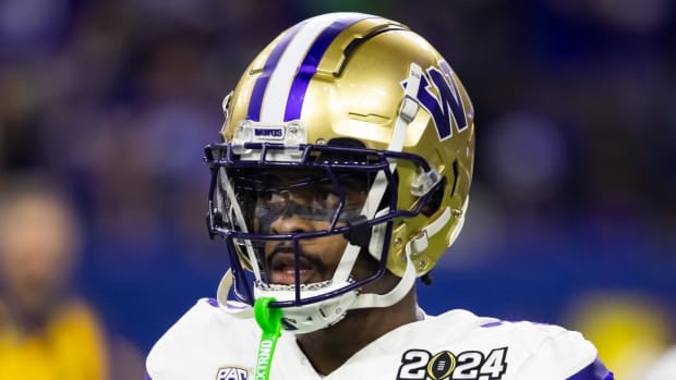 Washington Huskies cornerback Mishael Powell (3) against the Michigan Wolverines during the 2024 College Football Playoff nat