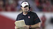Sep 29, 2016; Houston, TX, USA; Houston Cougars head coach Tom Herman walks onto the field during the first quarter against the Connecticut Huskies at TDECU Stadium. The Cougars won 42-14. Mandatory Credit: Troy Taormina-Imagn Images