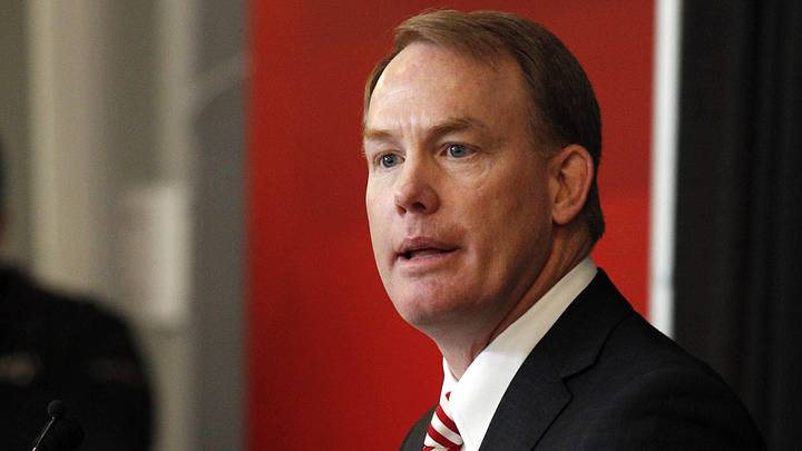 Dec 5, 2014; Lincoln, NE, USA; Nebraska Cornhuskers athletic director Shawn Eichorst