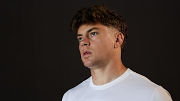 Sep 21, 2025; Philadelphia, Pennsylvania, USA; Philadelphia Eagles cornerback Cooper Dejean walks out of the tunnel for warm ups against the Los Angeles Rams at Lincoln Financial Field. Mandatory Credit: Bill Streicher-Imagn Images