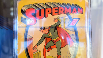 Vintage Superman illustration