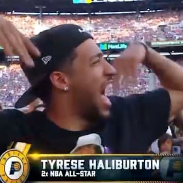 Tyrese Haliburton was booed by fans at MetLife Stadium ahead of WWE SummerSlam.