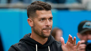 Carolina Panthers head coach Dave Canales