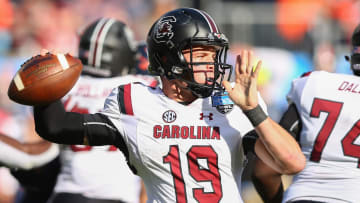 South Carolina football quarterback Jake Bentley