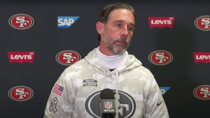 Niners coach Kyle Shanahan cannot be pleased with the latest injury to his roster. Niners coach Kyle Shanahan cannot be pleased with the latest injury to his roster.