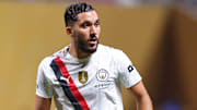Rayan Cherki a marqué son premier but avec les Citizens. 