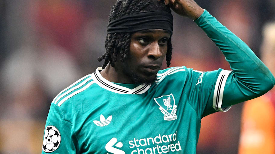 Jeremie Frimpong scratchy his head.