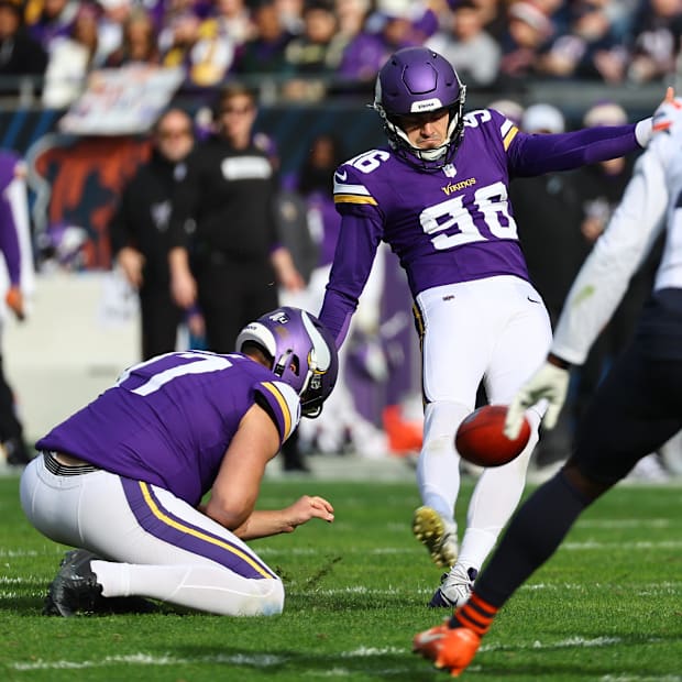 Minnesota Vikings kicker Parker Romo