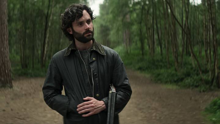 You. Penn Badgley as Joe Goldberg in episode 404 of You. Cr. Courtesy of Netflix © 2022