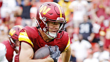 Washington Commanders wide receiver Luke McCaffrey