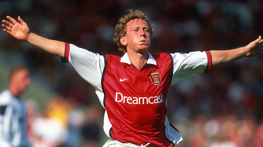 Ray Parlour celebrating.