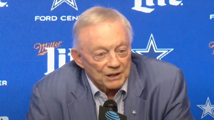 Jerry Jones spoke hours after the Cowboys traded Micah Parsons to the Packers. Jerry Jones spoke hours after the Cowboys traded Micah Parsons to the Packers.