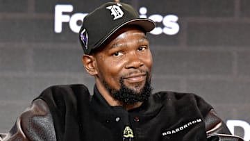 Houston Rockets forward Kevin Durant at Fanatics Fest NYC 2025