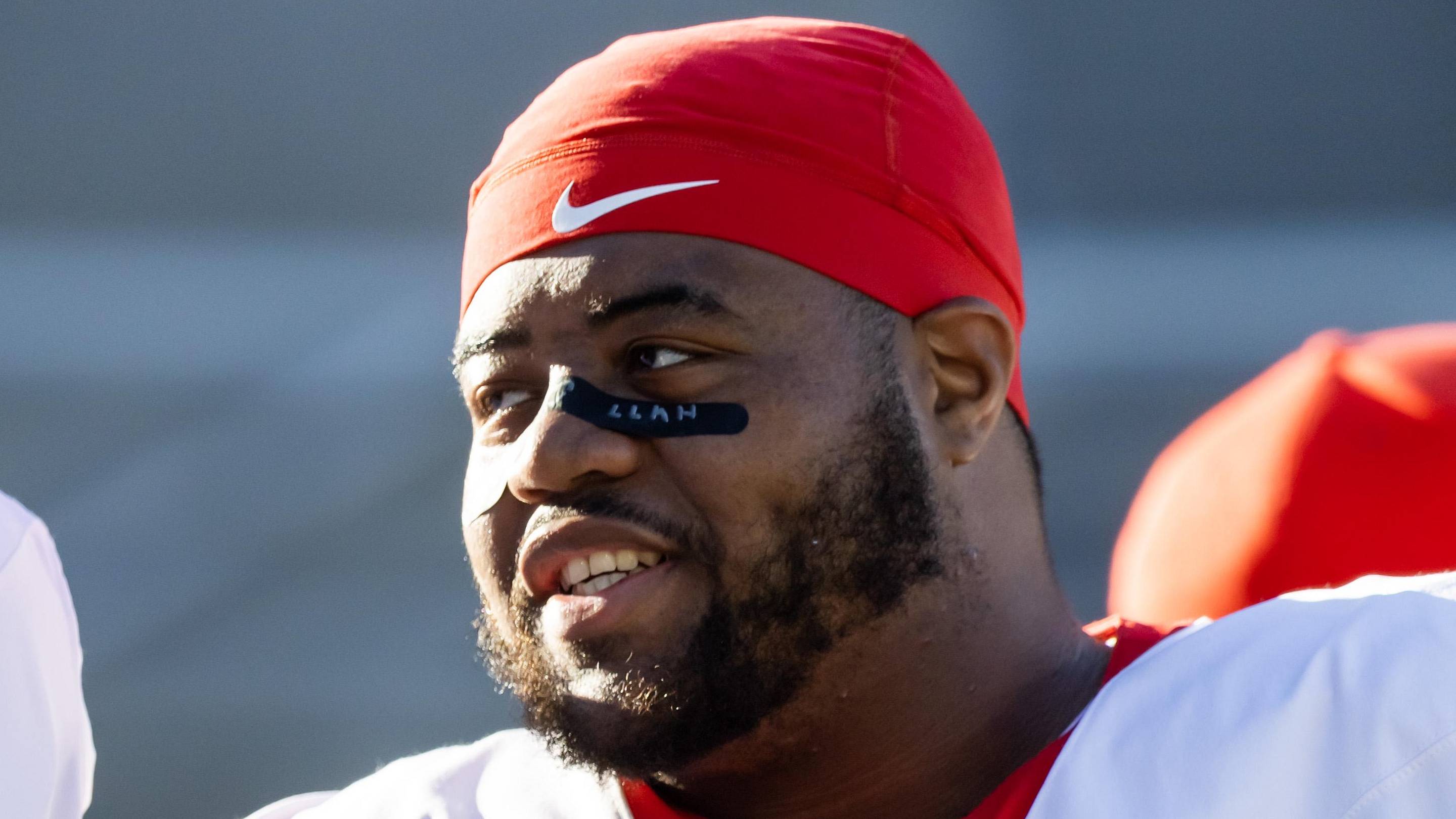 Oct 25, 2025; Tempe, Arizona, USA; Houston Cougars offensive lineman Demetrius Hunter (59) against the Arizona State Sun Devils at Mountain America Stadium.