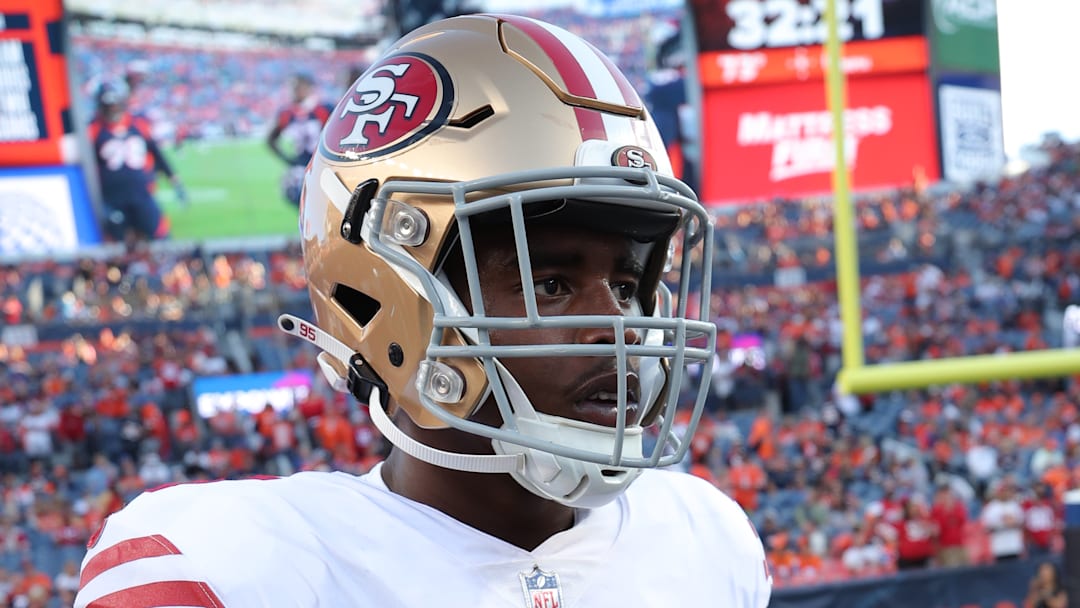 Washington Commanders defensive end Drake Jackson Washington Commanders defensive end Drake Jackson