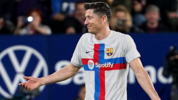 Lewandowski fue sancionado por tres juegos en LaLiga
