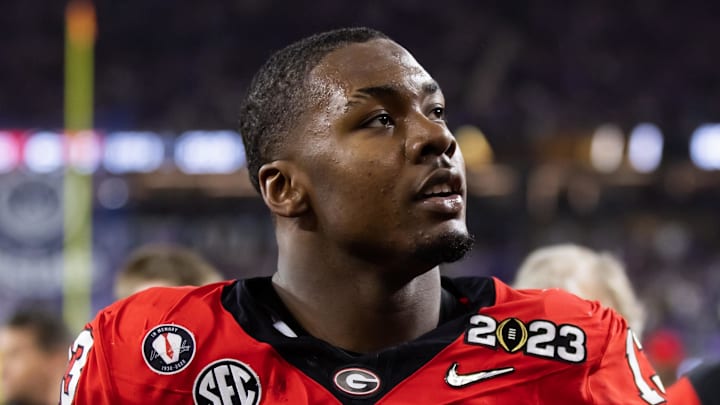 Georgia Bulldogs defensive lineman Mykel Williams (13)