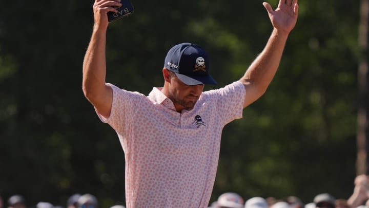 Bryson DeChambeau leads by three shots entering the final round at Pinehurst.