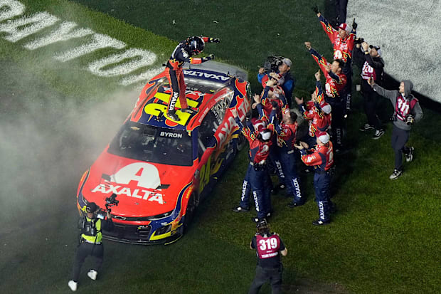 Byron is the first back-to-back winner of the Daytona 500 since Hamlin in 2019–20. 