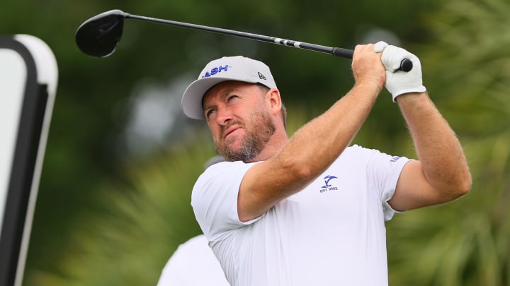 Graeme McDowell will serve a one-tournament suspension this week for violating LIV Golf's anti-doping policy.