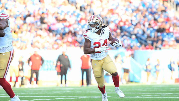 San Francisco 49ers Jordan Mason (24). Mandatory Credit: Steve Roberts-Imagn Images