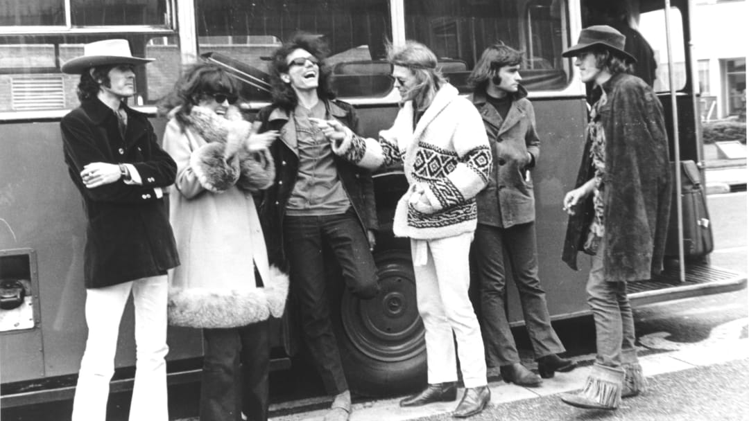 Jefferson Airplane at the bus