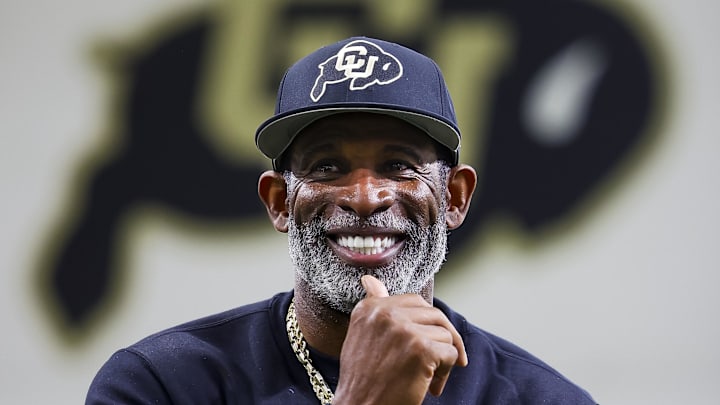 Deion Sanders at Colorado earlier this year. Deion Sanders at Colorado earlier this year.
