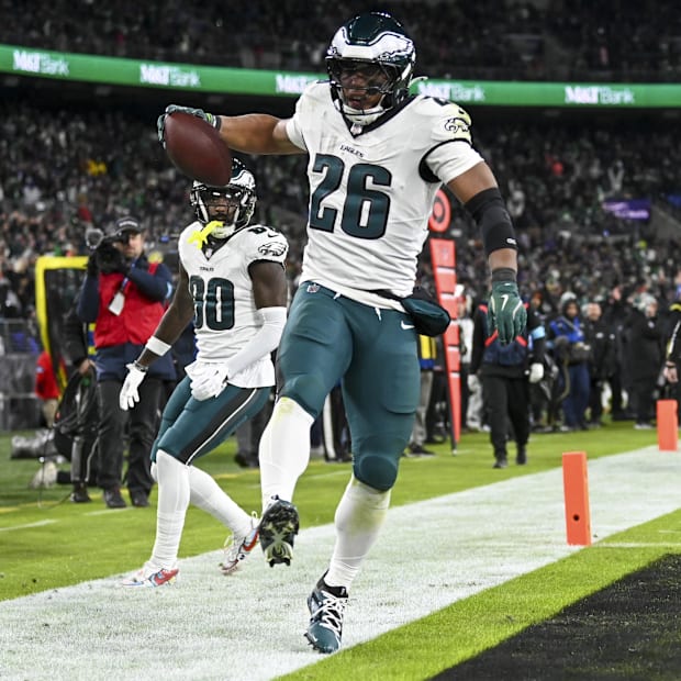 Philadelphia Eagles running back Saquon Barkley