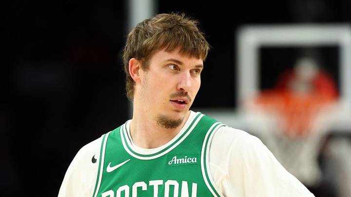Boston Celtics guard Baylor Scheierman (55).