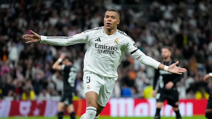Kylian Mbappé leads Real Madrid with 33 goals this season.