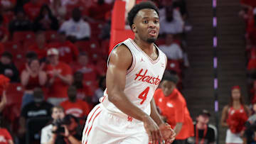 Houston Cougars guard L.J. Cryer (4).