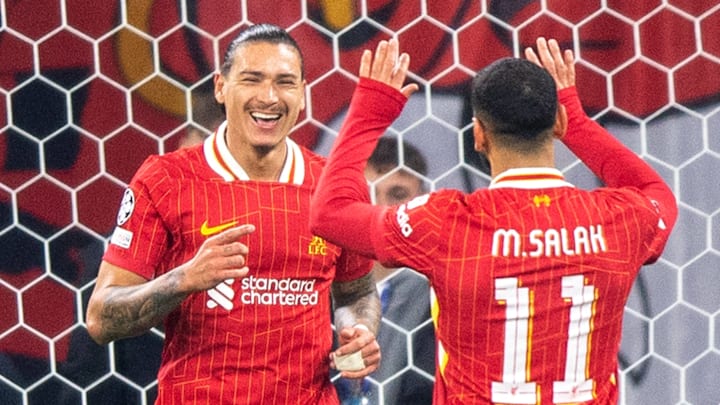 Darwin Núñez (left) is expected to start against Arsenal. Darwin Núñez (left) is expected to start against Arsenal.