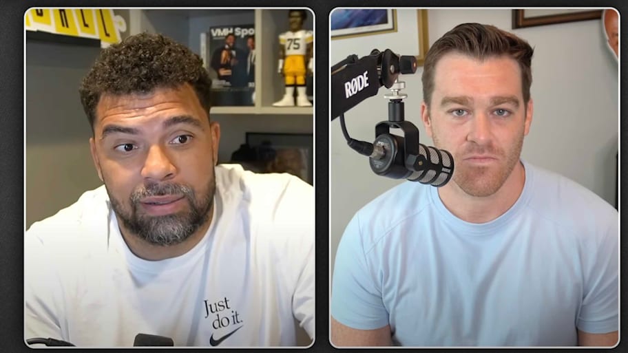 Heyward was chatting with his co-host Hayden Walsh on their "Not Just Football" podcast. | Not Just Football / YouTube / Screensho