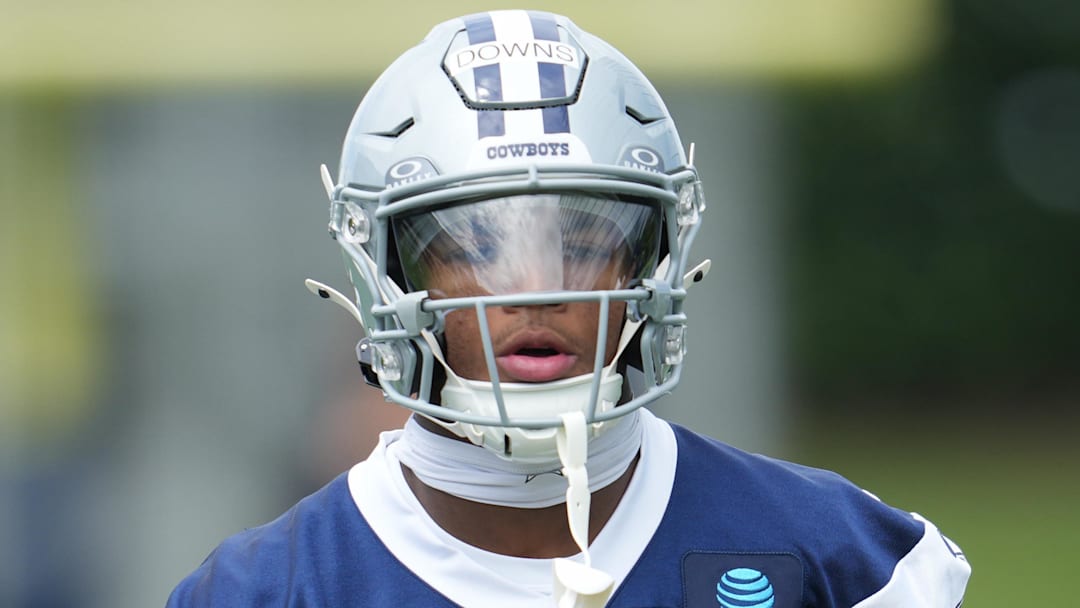 Dallas Cowboys defensive back Caleb Downs