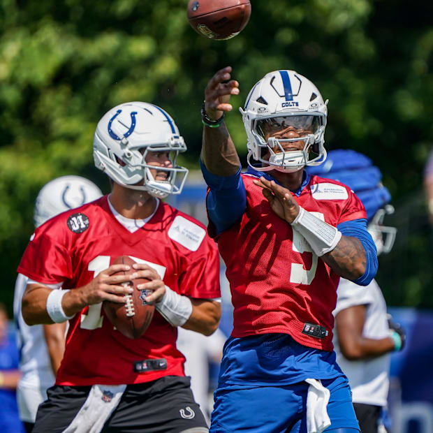 Daniel Jones and Anthony Richardson