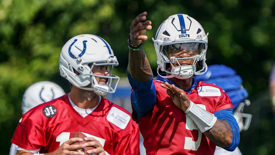 Daniel Jones and Anthony Richardson